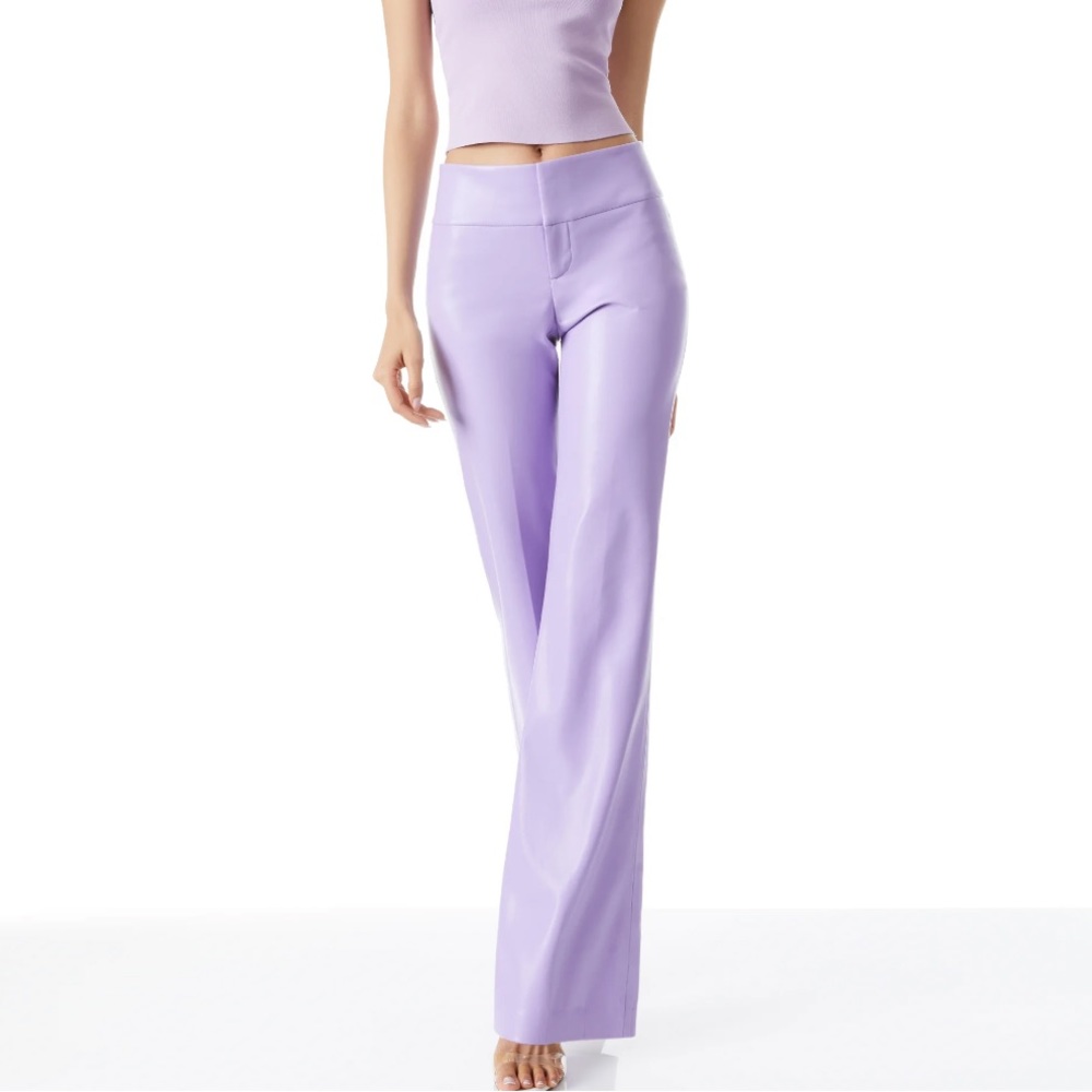 New Alice and Olivia vegan leather pants - Picture 1 of 16